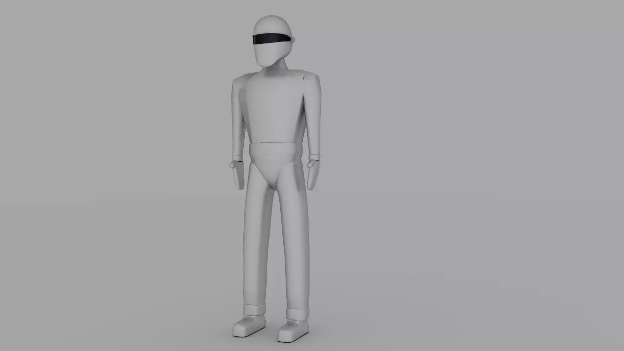 Gort the Robot Free 3D model_0