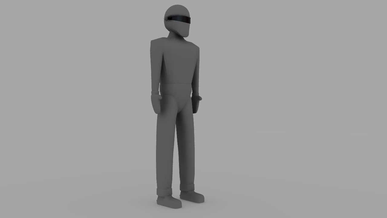 Gort the Robot Free 3D model_2