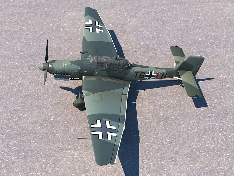 Junkers Ju 87 3D model_3