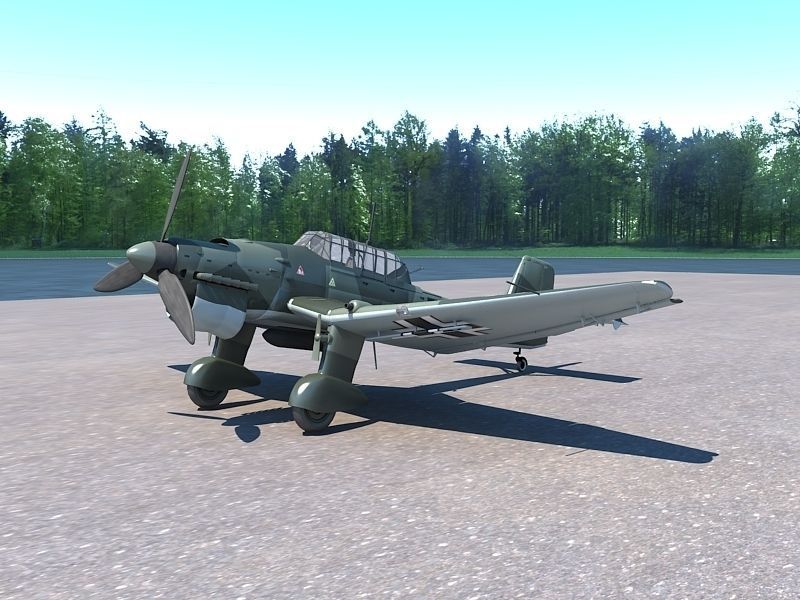 Junkers Ju 87 3D model_4