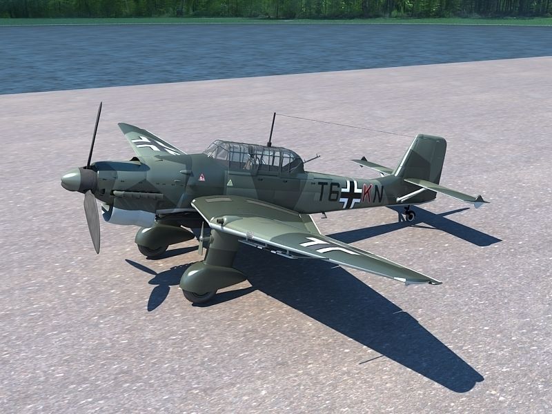 Junkers Ju 87 3D model_6