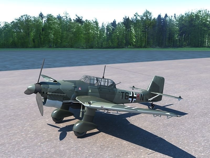 Junkers Ju 87 3D model_1