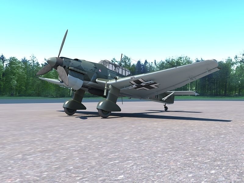 Junkers Ju 87 3D model_8