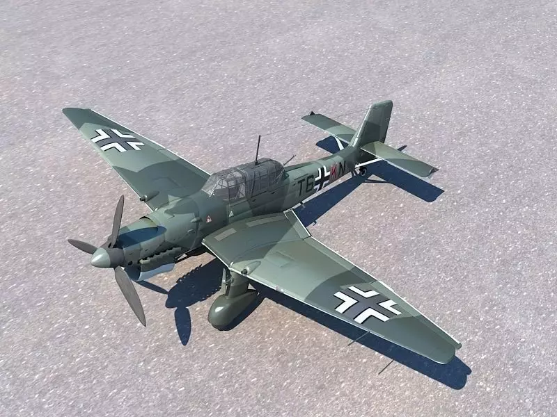Junkers Ju 87 3D model_0