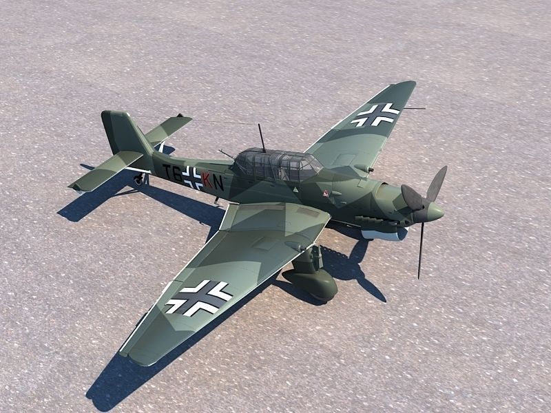Junkers Ju 87 3D model_2