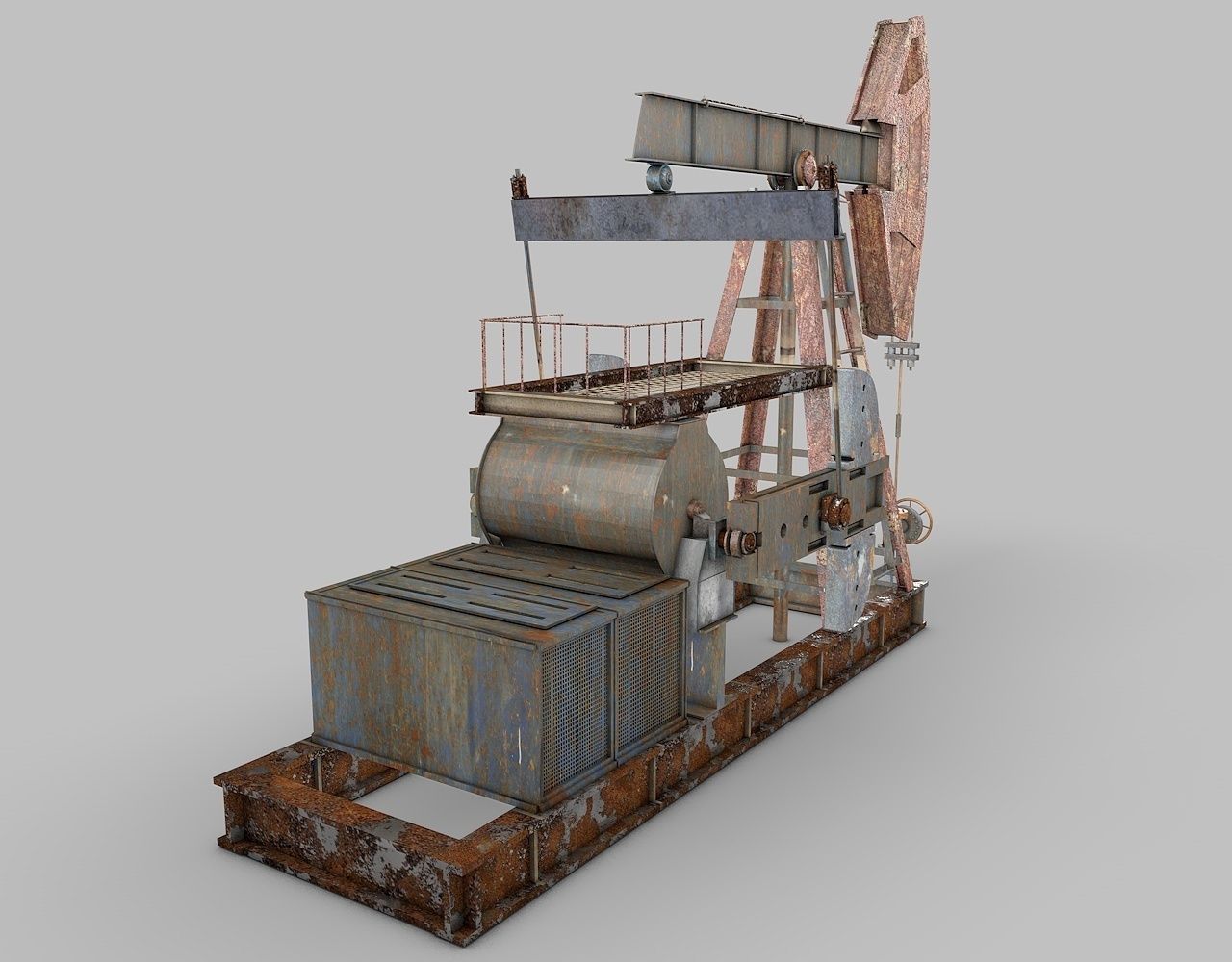 Oil Pump model 3D Model .obj .3ds .fbx .c4d .dxf