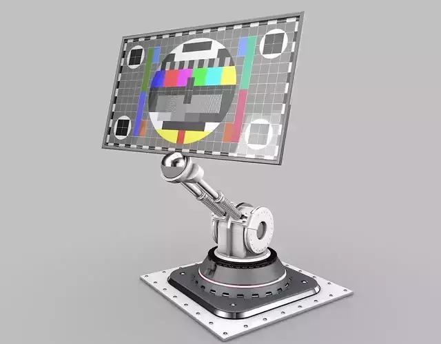 Screen Robot Arm 3D model