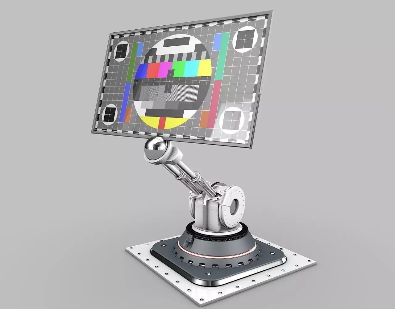 Screen Robot Arm 3D model_0