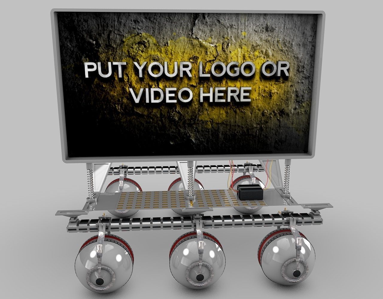 Robot Tech Screen 3D model_3