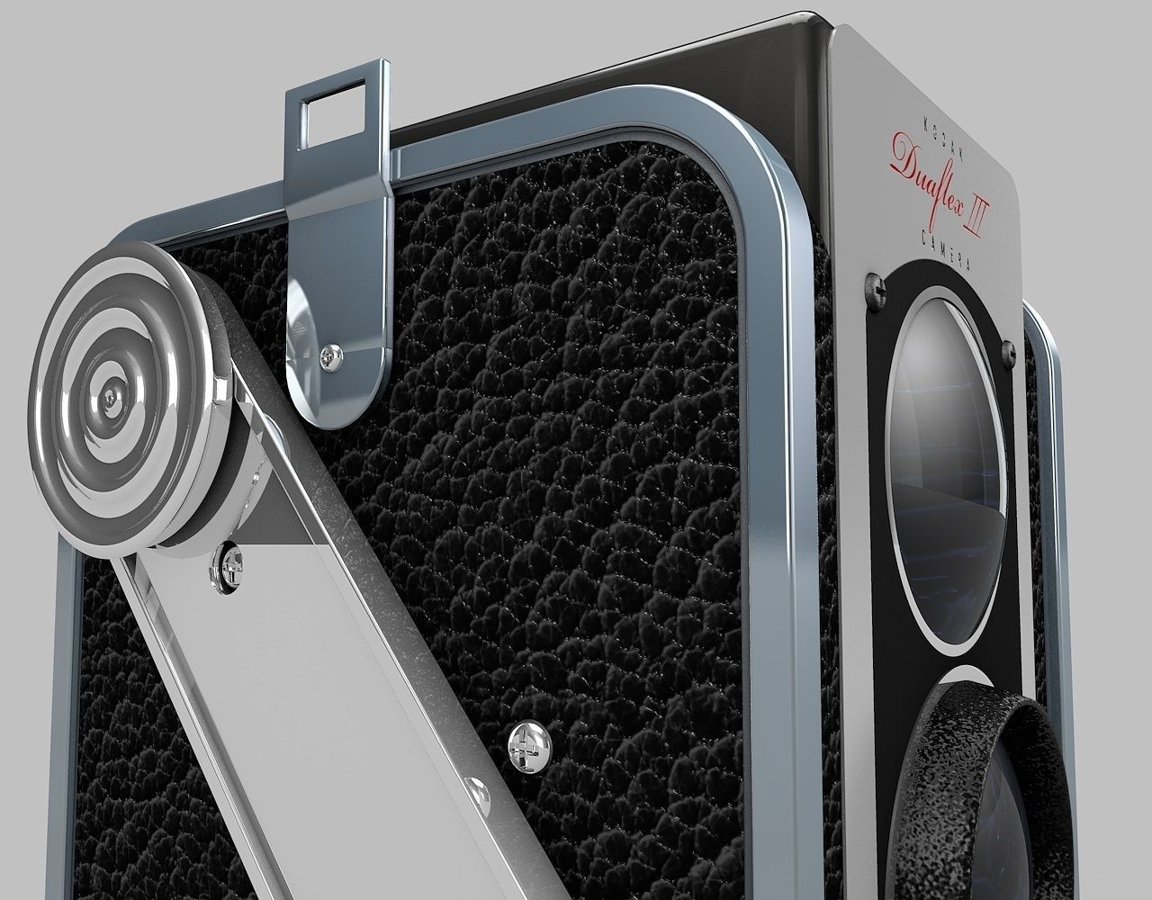 Kodak Vintage Camera 3D model_1