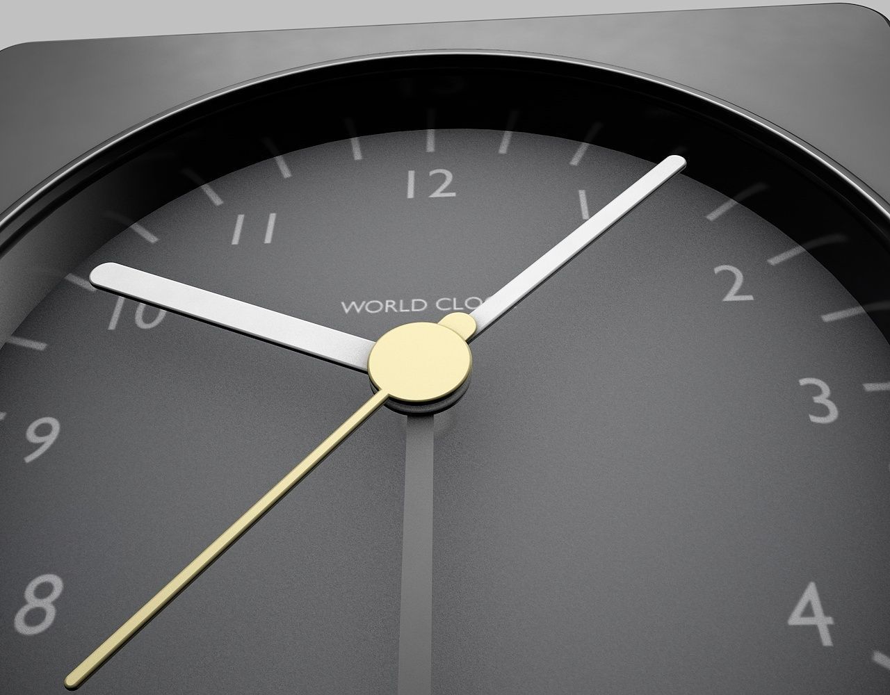 Travel Clock 3D model_1