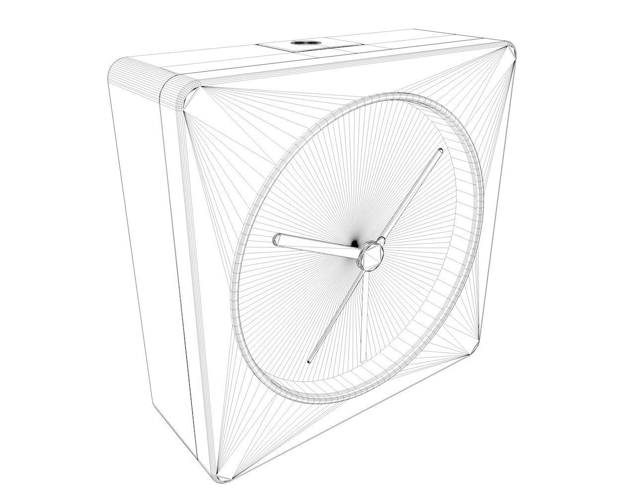 Travel Clock 3D model_4
