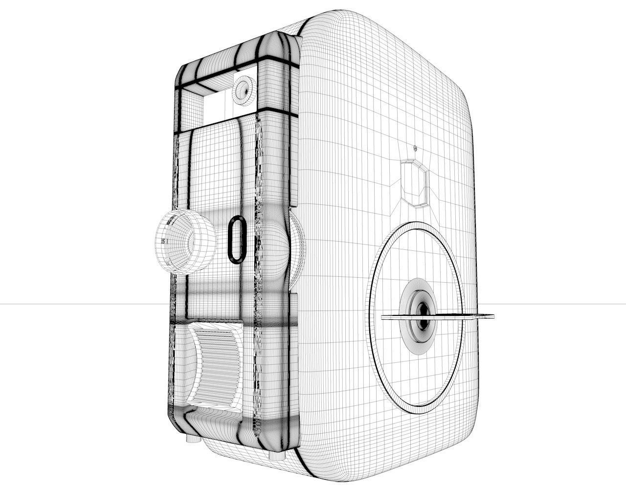 Vintage Camera 3D model_5