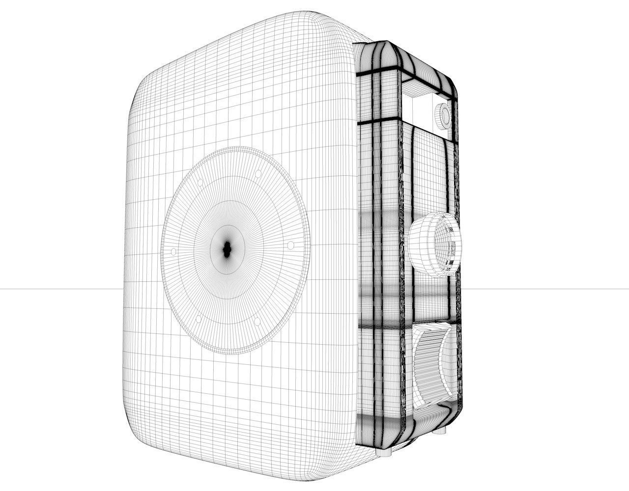 Vintage Camera 3D model_4