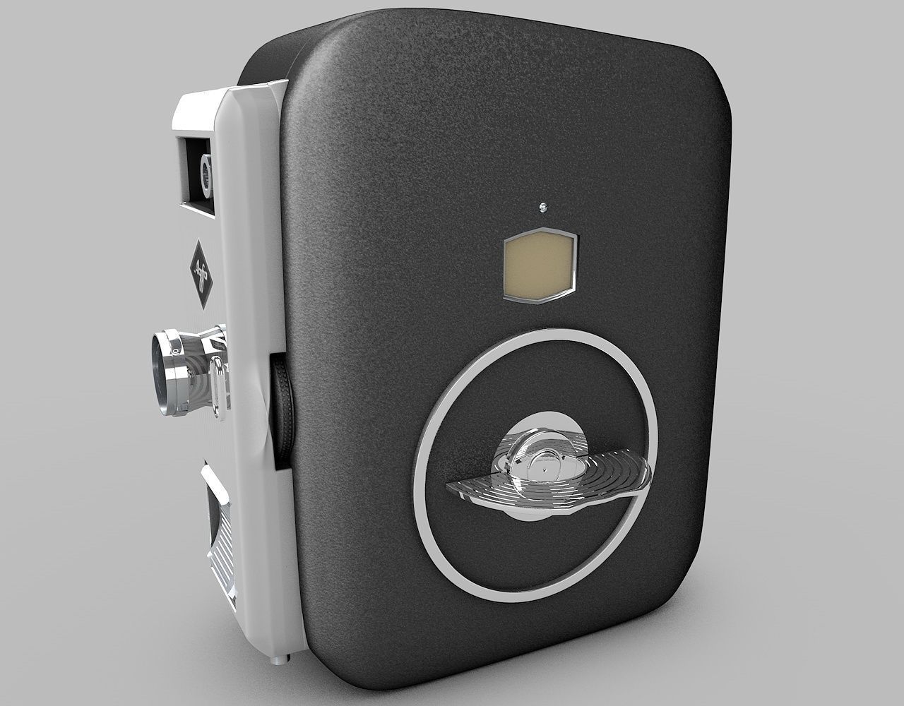 Vintage Camera 3D model_1