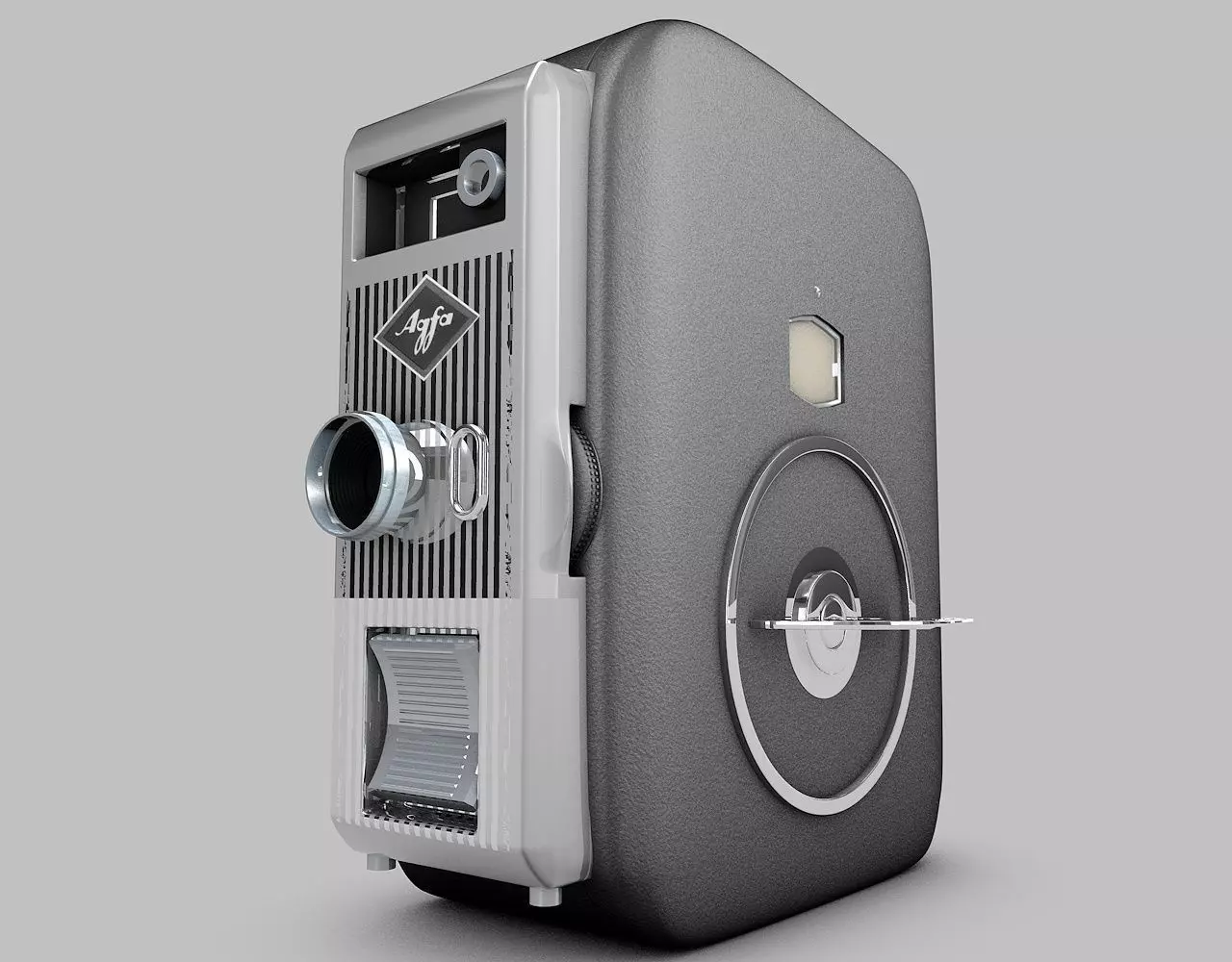 Vintage Camera 3D model_0