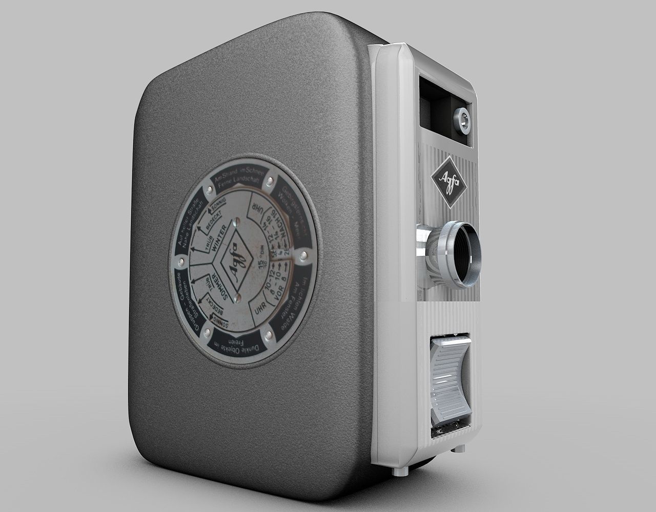 Vintage Camera 3D model_2