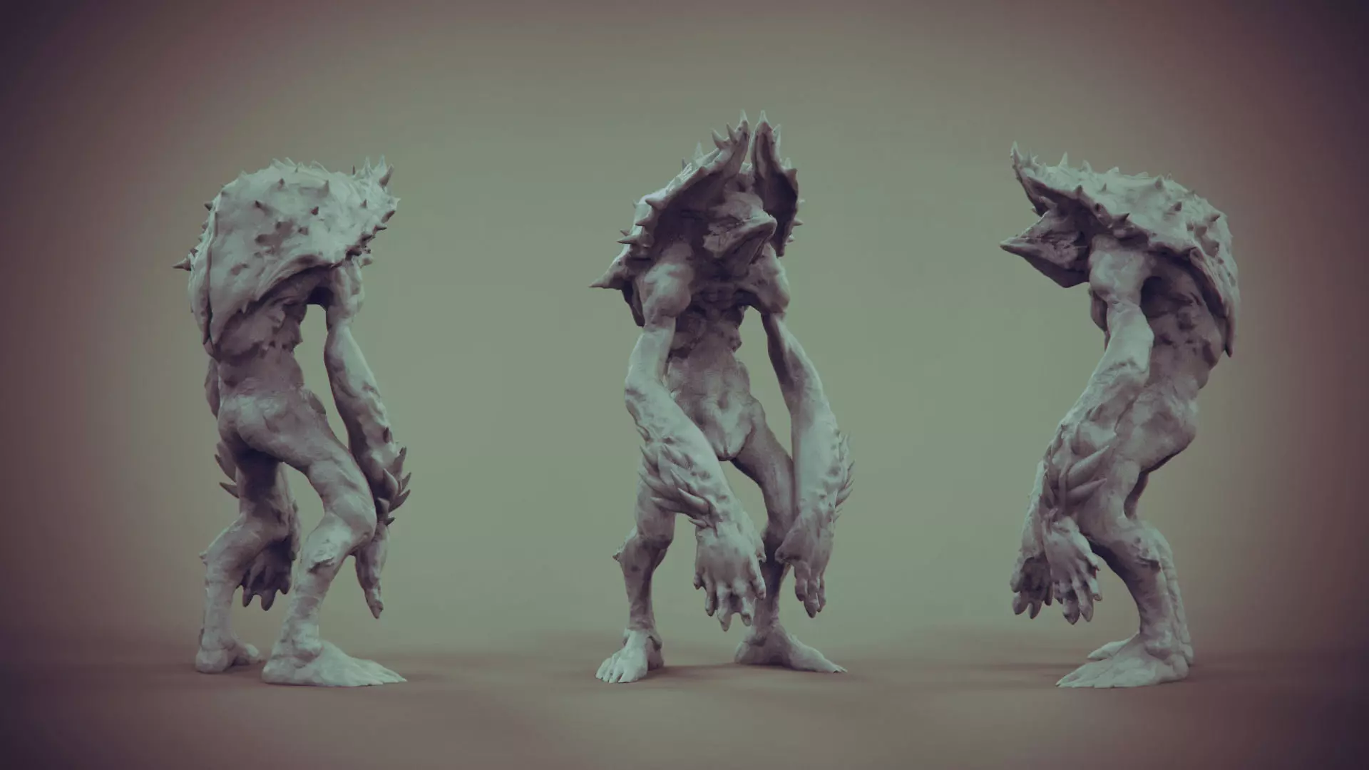 Shelly group of monsters 3D print model_0