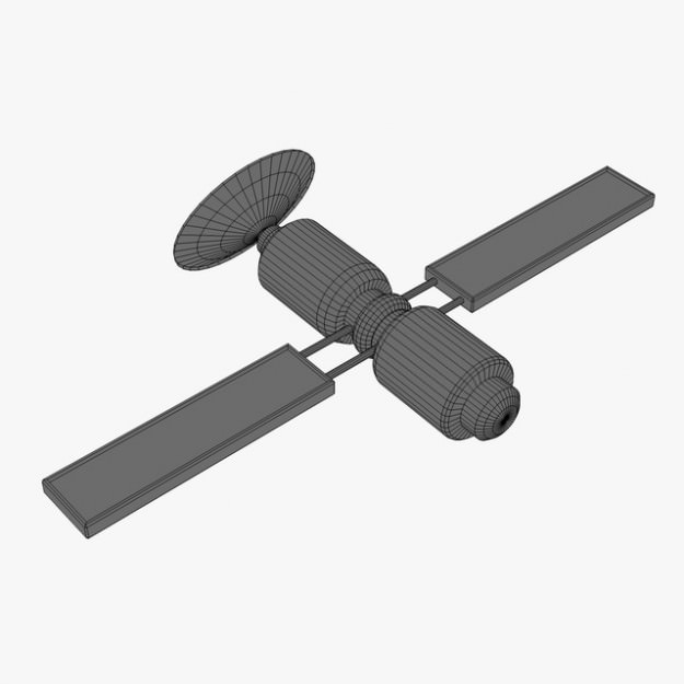 Satellite 3D model_4