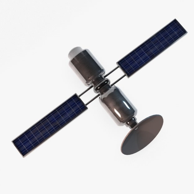 Satellite 3D model_2