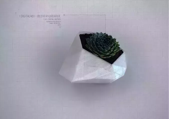 Geometric Vase Free 3D print model