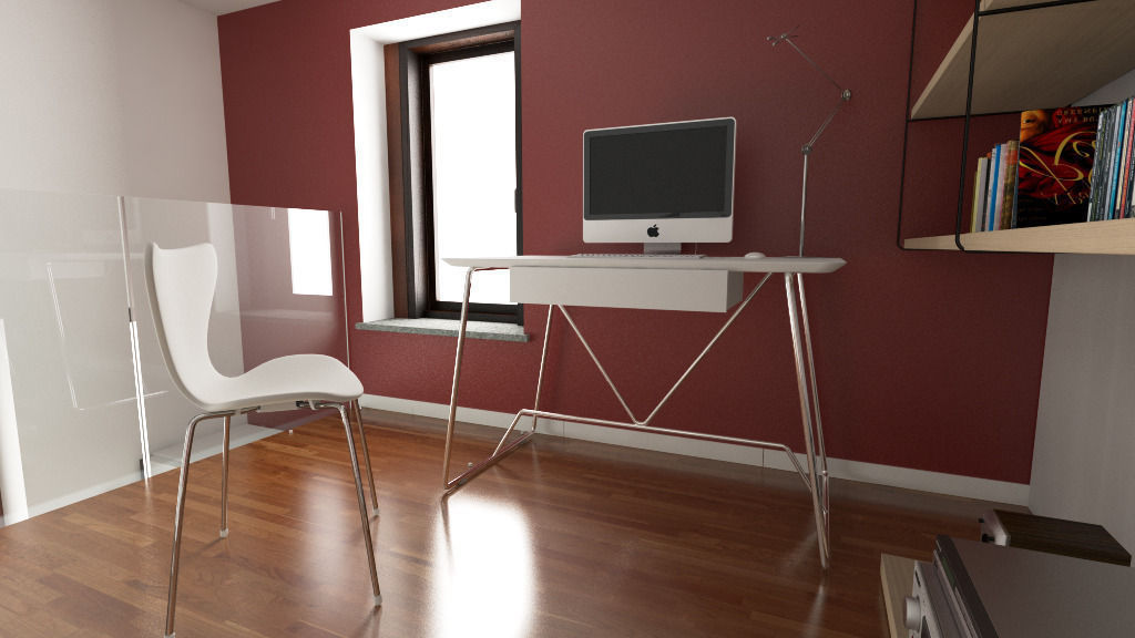 Calligaris Duke desk   3D model_2