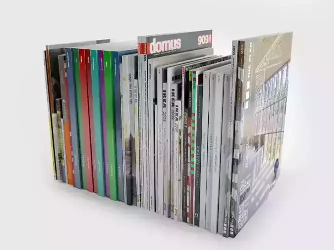 Various magazine   3D model