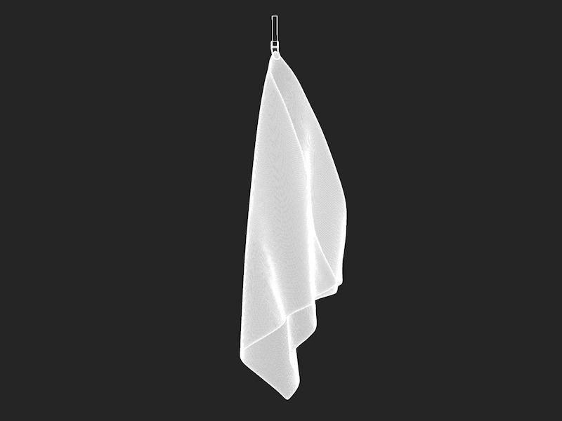 Towel N71  3D model_2