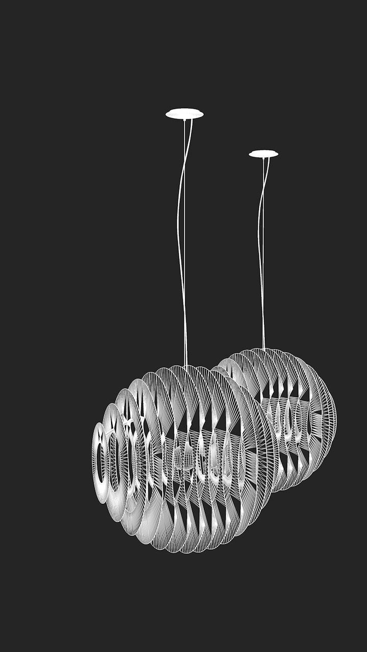 Foscarini Supernova suspension XL 3D model_1