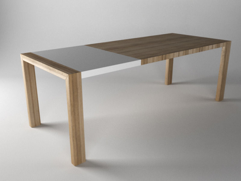 Calligaris Modern 160 cm open 3D model_6