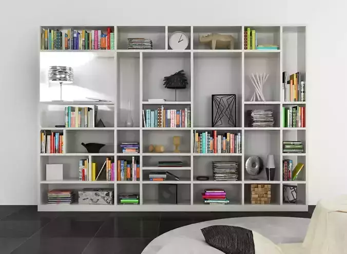 Molteni 505 12 with books   3D model