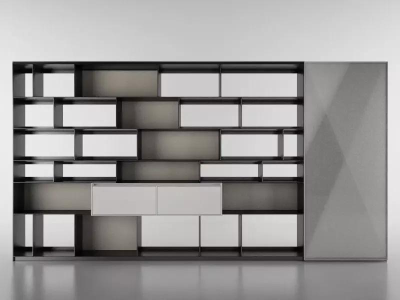 B and B Bookcase 3D model_0