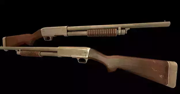 M37 Lowpoly Shotgun