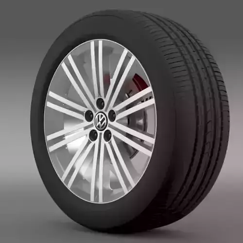 VW Polo Blue GT 2012 wheel