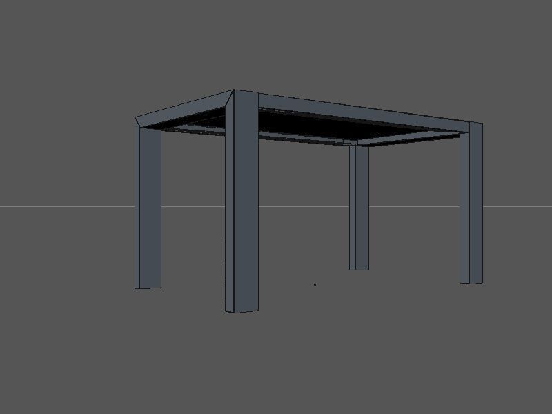 Calligaris Modern 140 cm closed 3D model_6