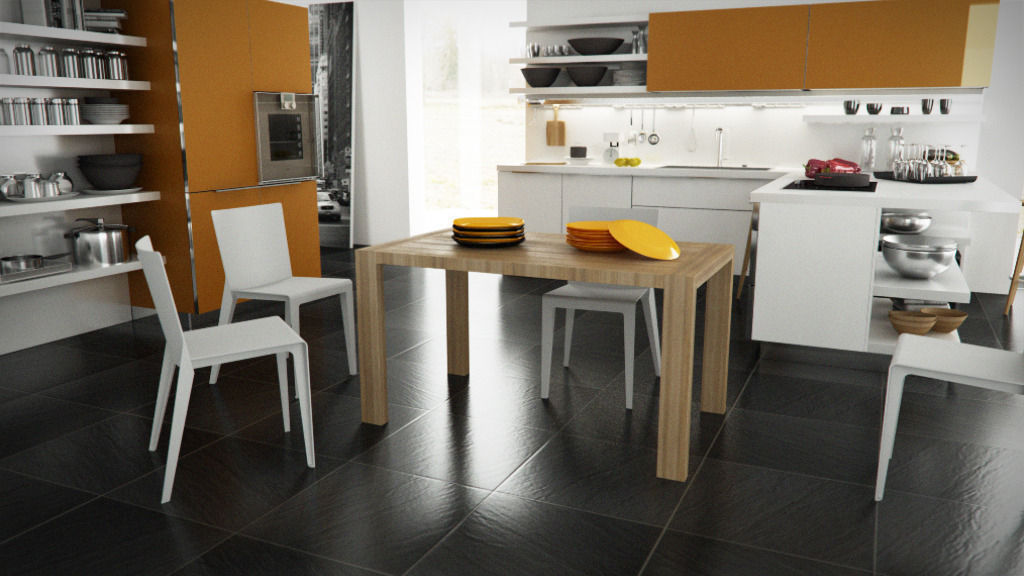 Calligaris Modern 140 cm closed 3D model_4