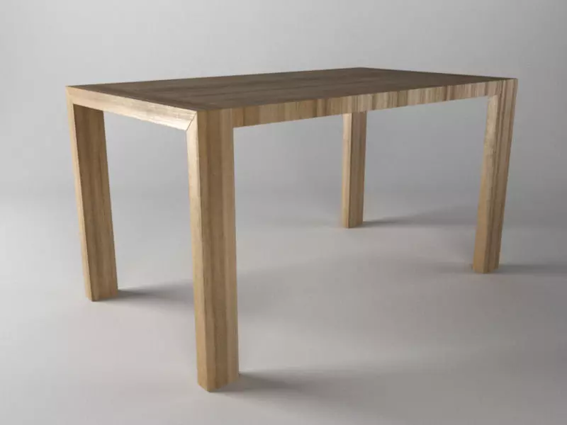 Calligaris Modern 140 cm closed 3D model_0