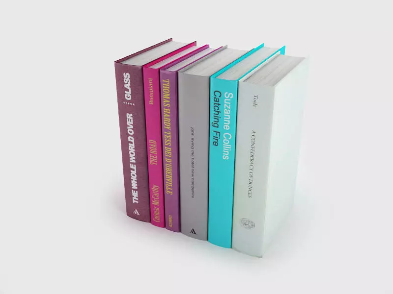 Back book only 3D model_0