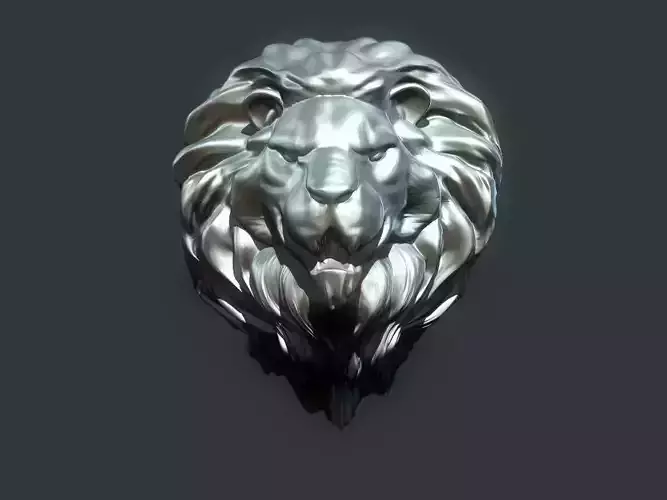 Lion Head 2 3D print model