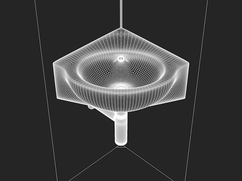 Ideal standard Small washbasin   3D model_1