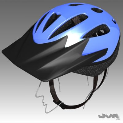 Bicycle Helmet 3D model_4