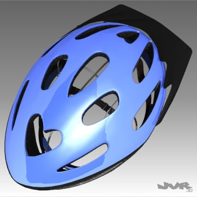 Bicycle Helmet 3D model_3