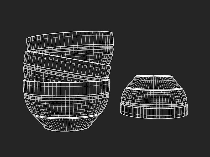 Bowls N36  3D model_1