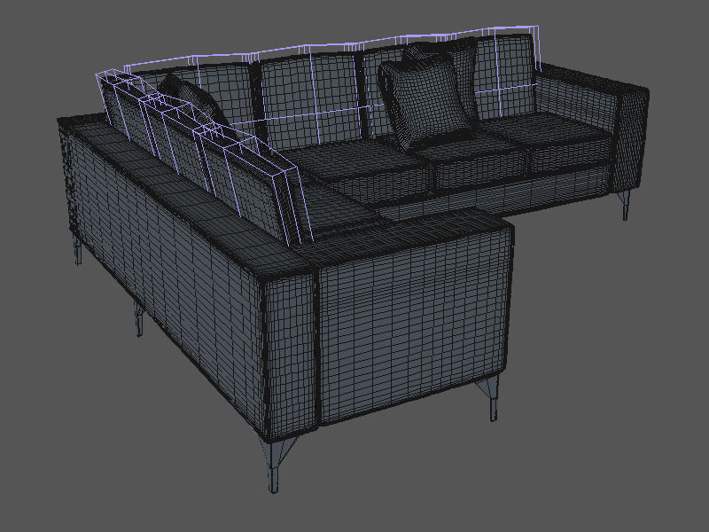 Sofa N84  3D model_3