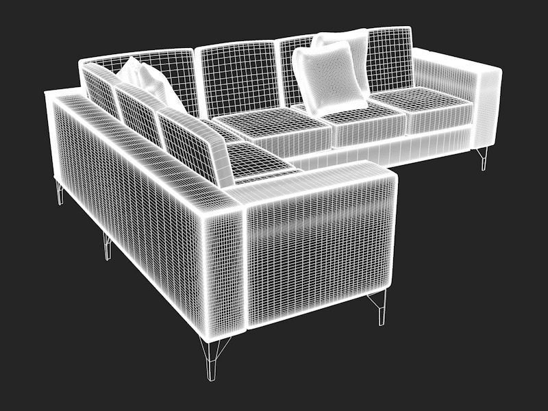 Sofa N84  3D model_1