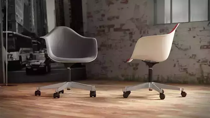 Vitra Eames plastic armchair PACC  