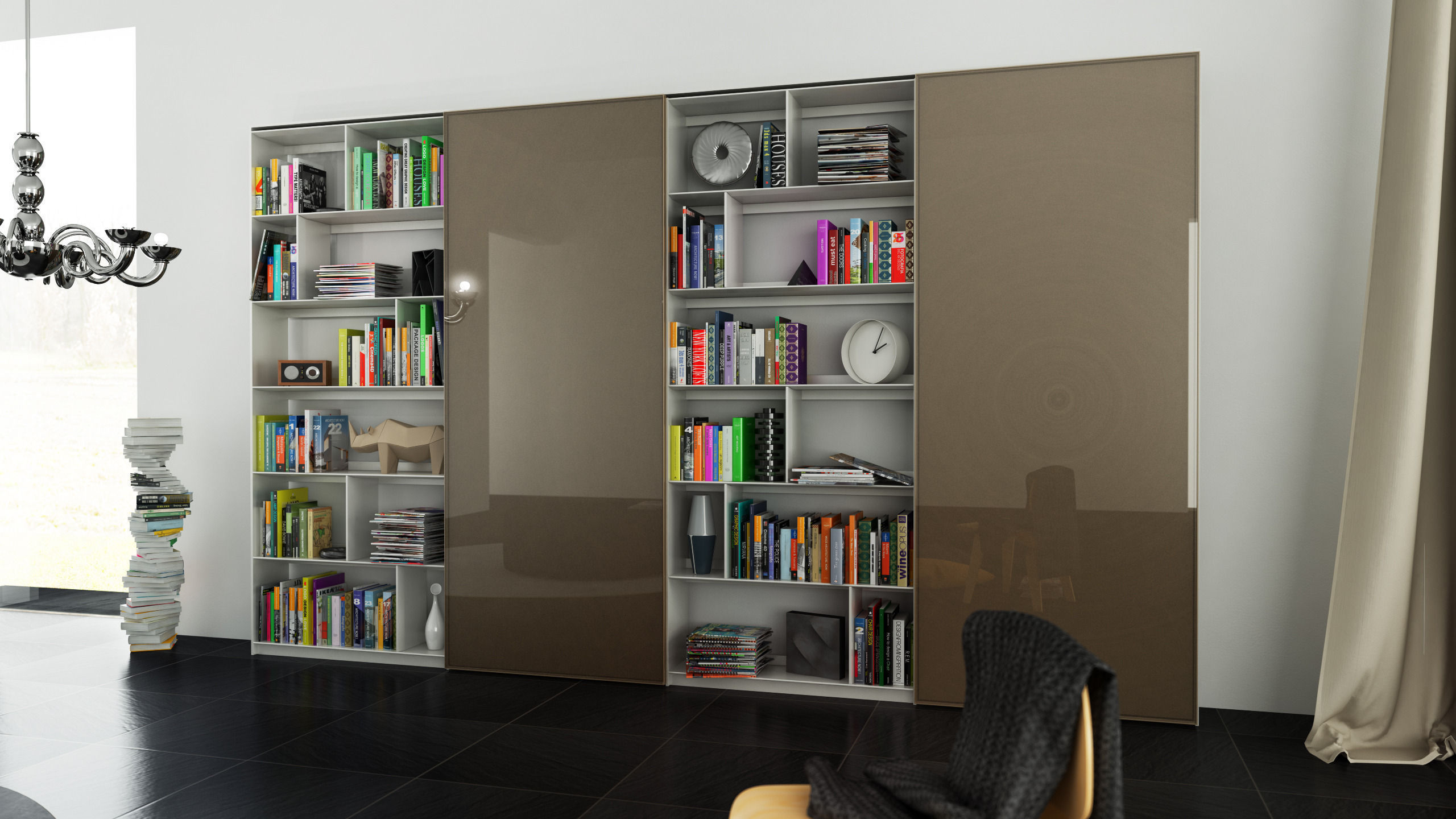 B and B Bookcase 3D model_2