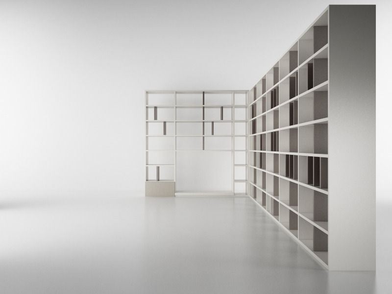 Molteni 505 7 with books   3D model_3