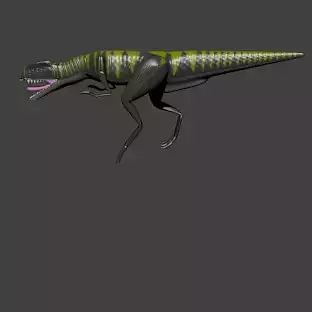 Dilophosaurus Male 3D model