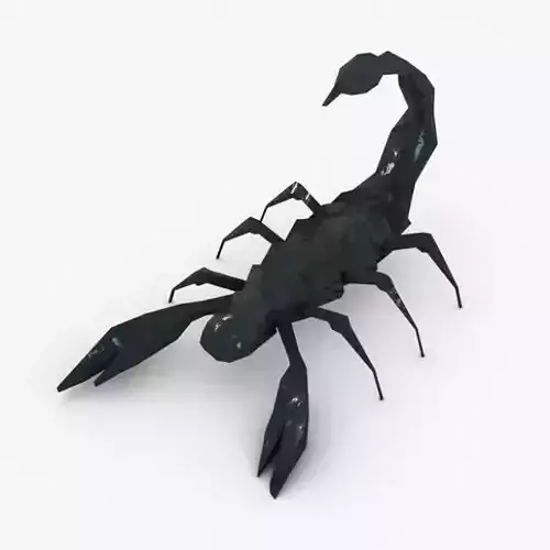 Low poly scorpion